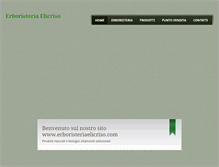 Tablet Screenshot of erboristeriaelicriso.com